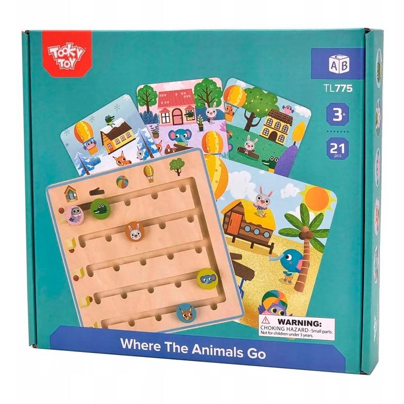 توكي توي - مجموعة لعب البحث عن الحيوانات 21 قطعة