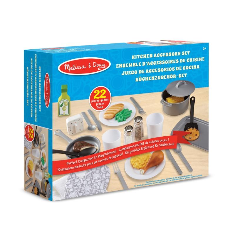 Melissa and Doug Play Kitchen Accessories Set 22 Piece