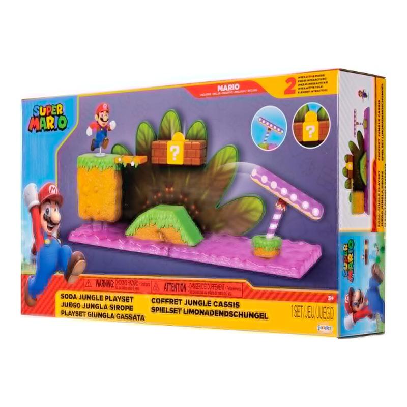 Super Mario Nintendo Soda Jungle 2.5" Playset