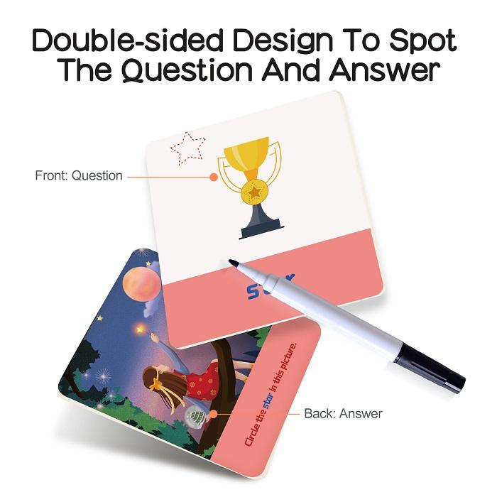 بطاقات التعلم المبكر - الأشكال والألوان