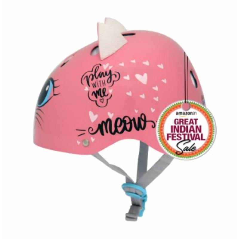 Street Jam Cycle Helmet Kitty Cat (Pink)