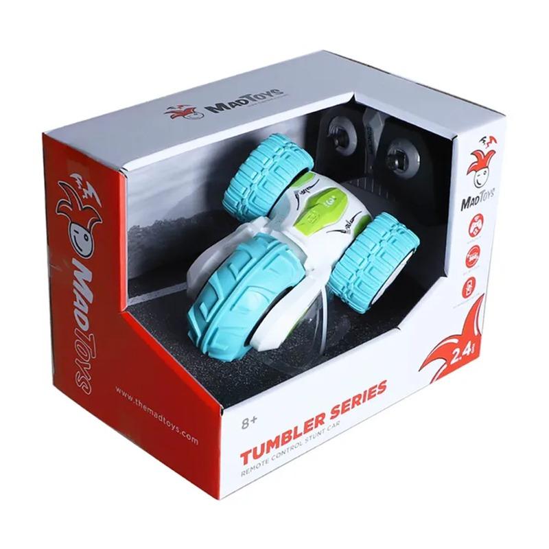 Mad Toys Tumbler Series Remote Control Stunt Car - white and Green