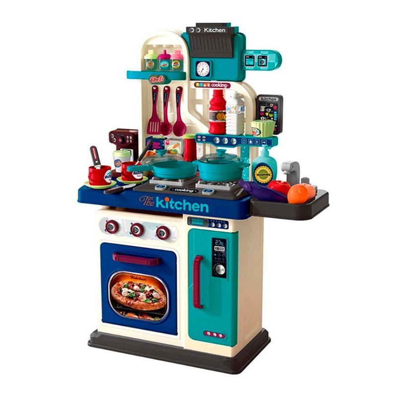 Kitchen Counter Set Green with Light and Sound - 53pcs