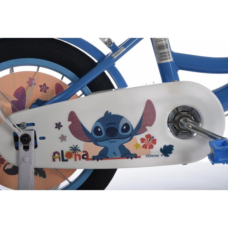 Disney Stitch 12-inch Kids Bicycle with Training Wheels