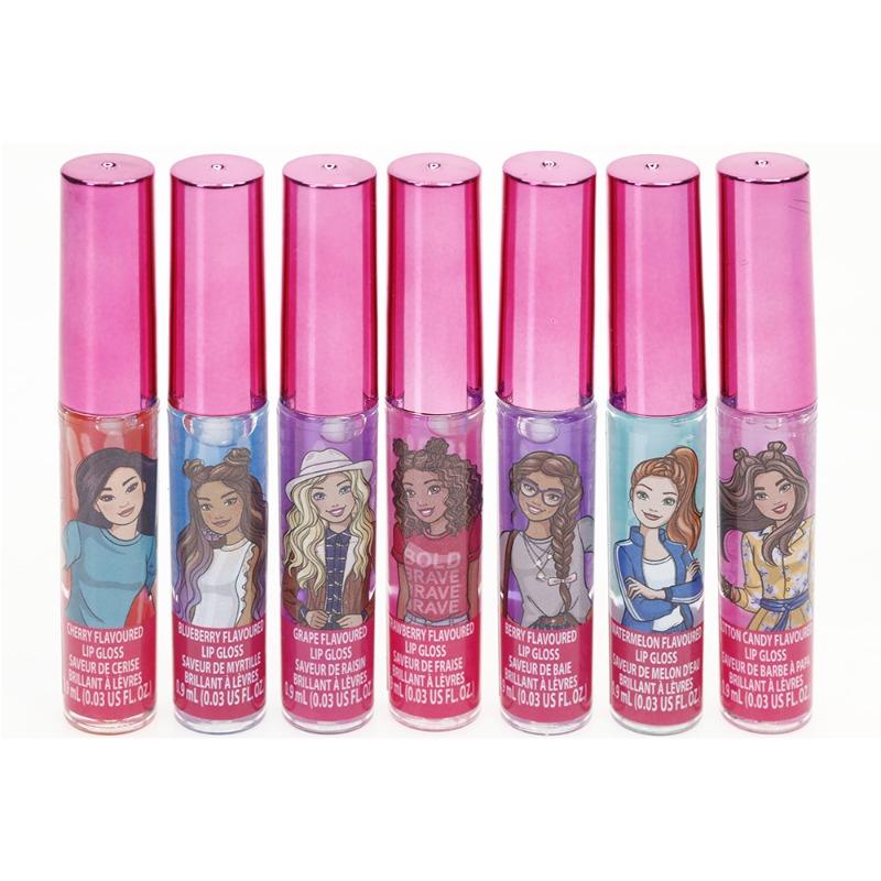 تاونلي جيرل - ملمع شفاه بتصميم باربي 7 قطع