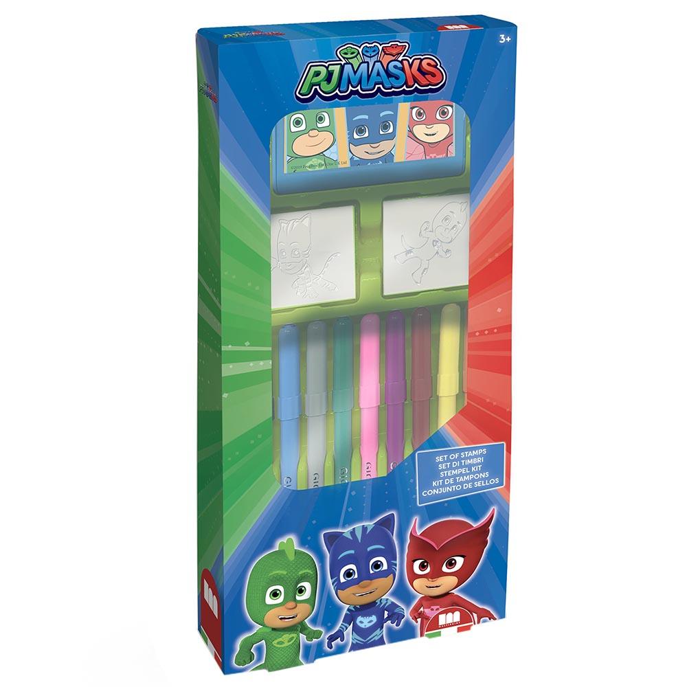 PJ Masks - 9 Markers 2 Stamps & Activity Book