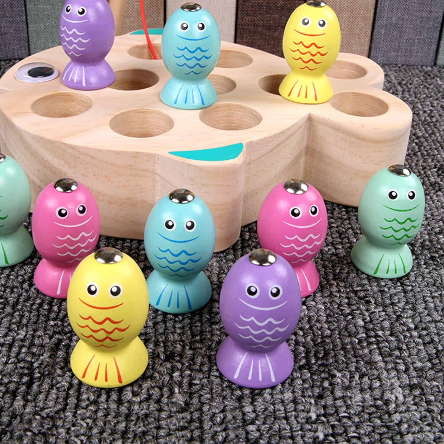 Beilaluna - Magnetic Wooden Fishing Game