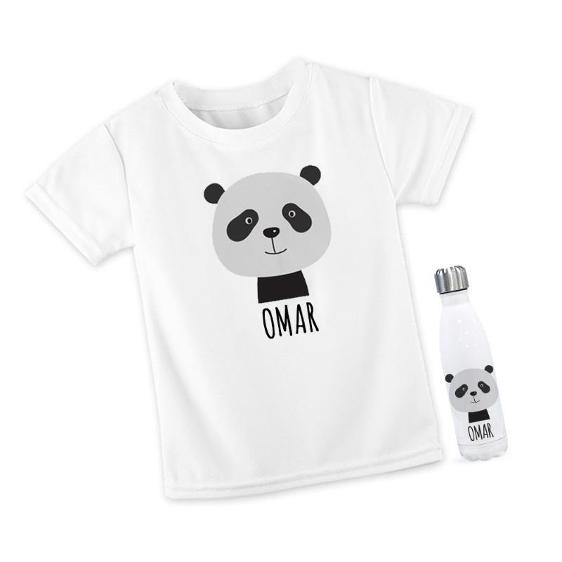 باندا - تي شيرت وزجاجة فولاذية
