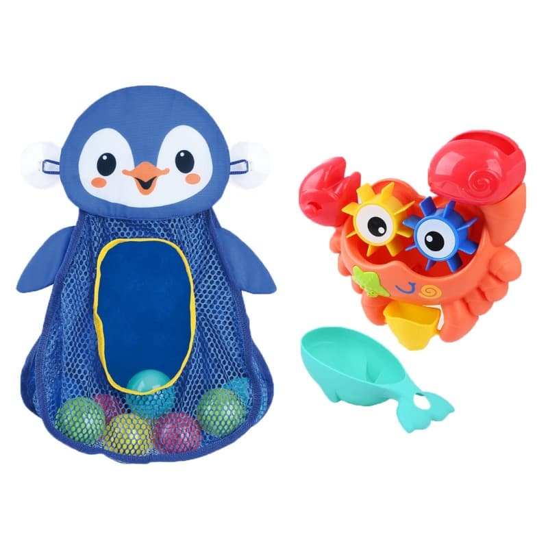 PlayGo Shoot & Spin Bath Set - 13 Pcs