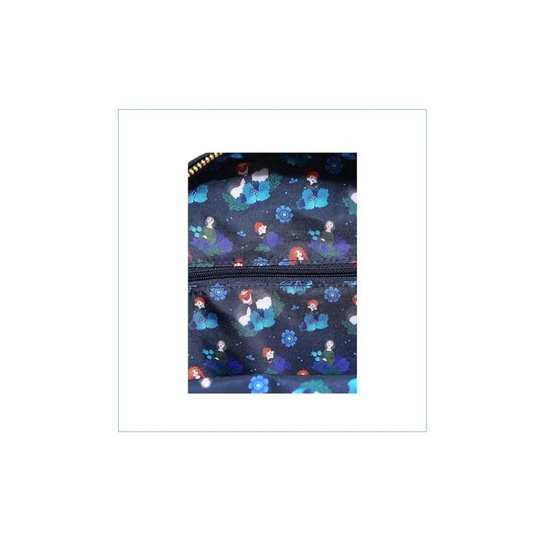 Loungefly Leather Disney Brave Floral Mini Backpack