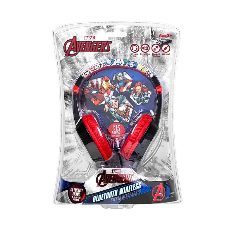 فولكانو - سماعات رأس بلوتوث مبطنة برسومات مارفل أفينجرز