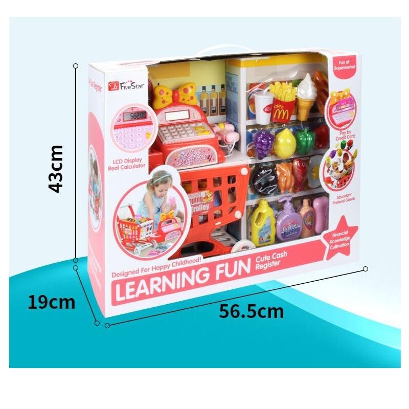 Five Star Cash Register Set - Red