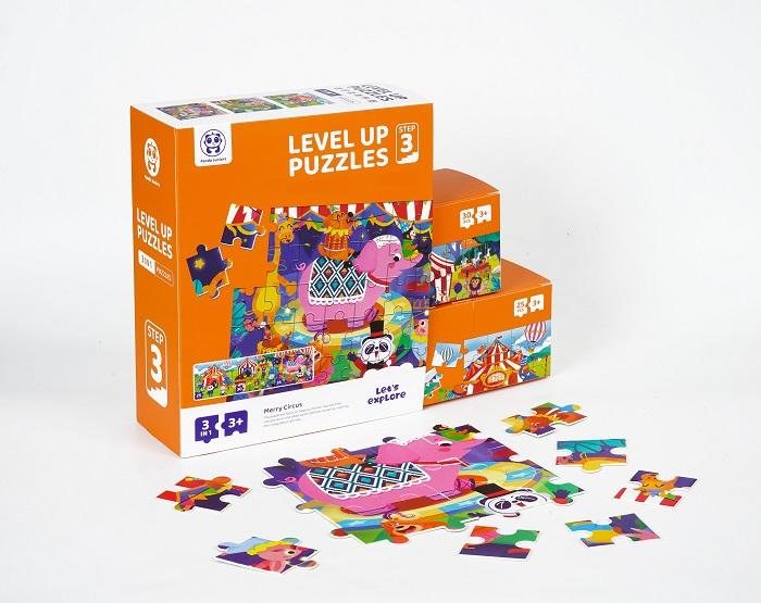 Level Up Puzzles Step 3 - Merry Circus 3 In 1