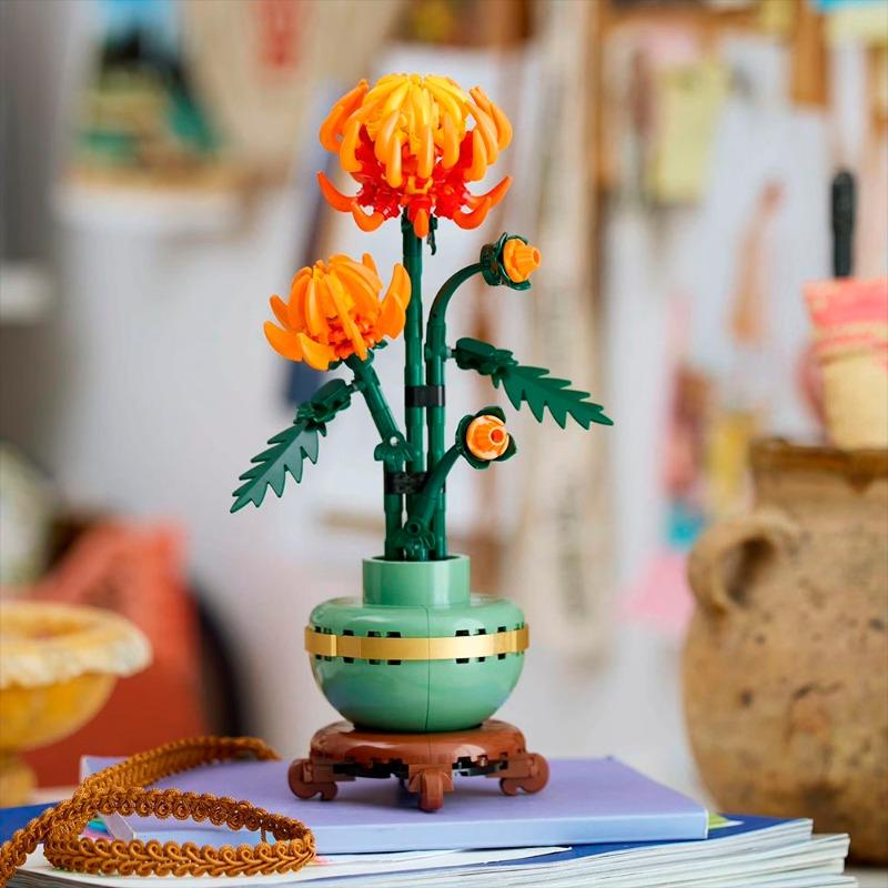 ليجو ايكونز - مجموعة بناء زهرة الأقحوان