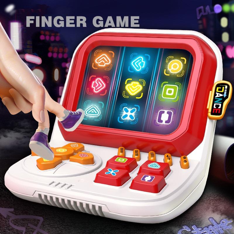 لعبة تحدي الأصابع المضيئة للأطفال - لون أحمر