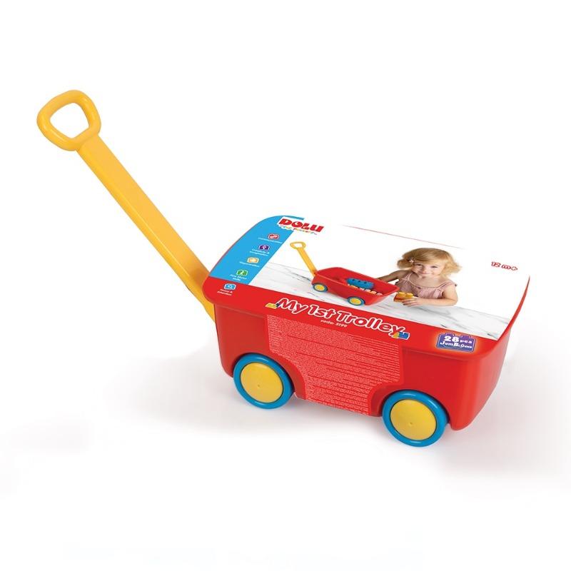 Dolu My 1st Trolley With Blocks - 28 Pcs