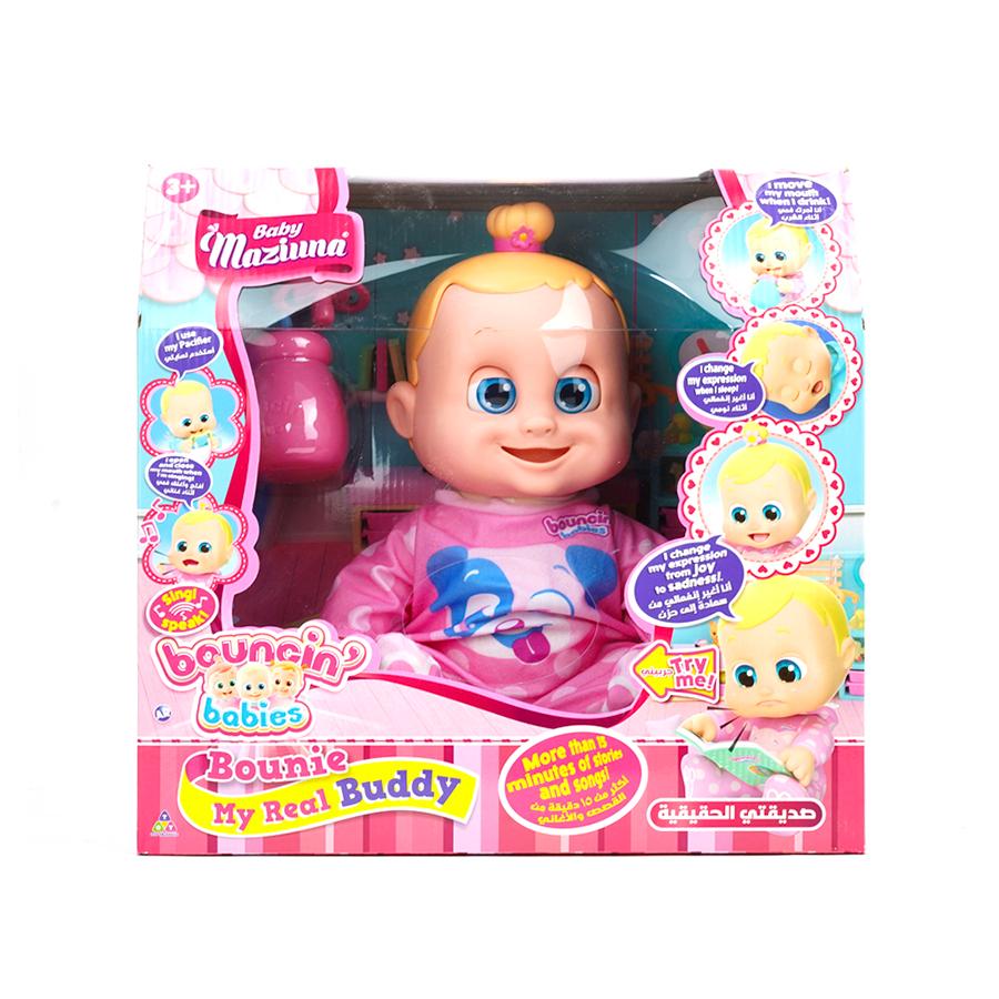 حزمة دمية بيبي مزيونة بوني ماي ريل بادي ودمية تايني توز - 2قطع