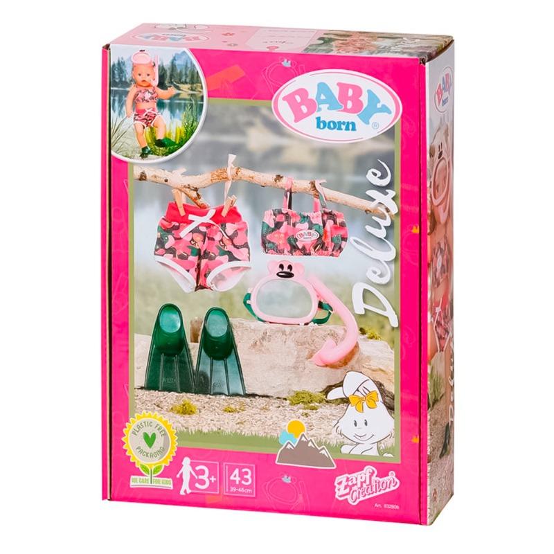 بيبي بورن - مجموعة بدلة الغطس الخاصة بالدمية