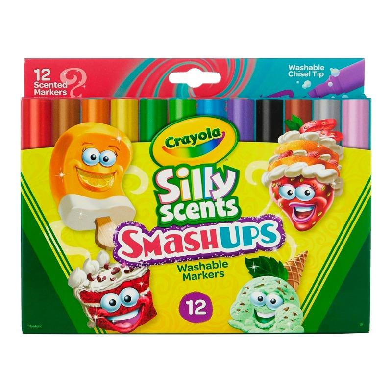 Crayola Silly Scents Smash Ups Markers - 12 Count