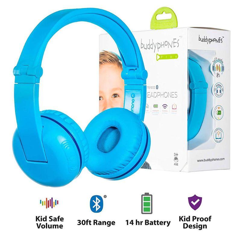 بودي فونز - سماعة بلوثوت لاسلكية للأطفال - أزرق