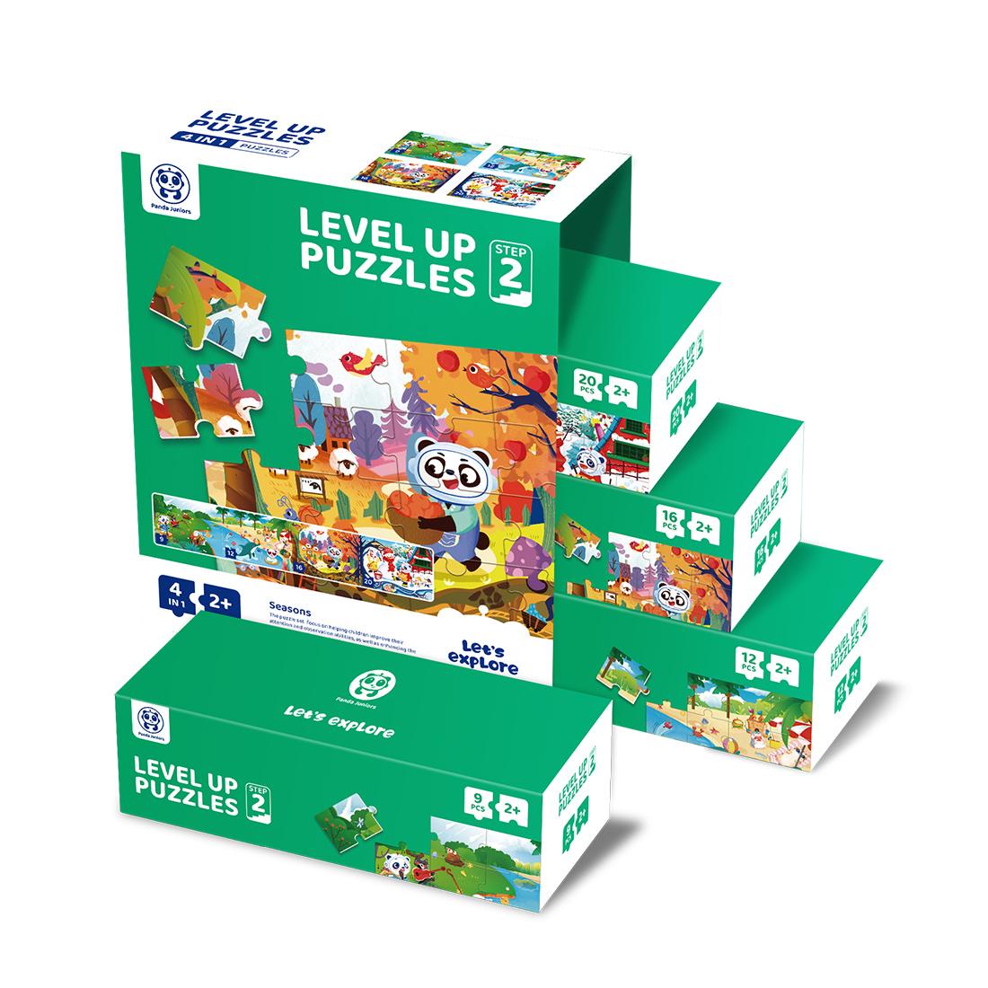 Level Up Puzzles Step 2 - Seasons 4 In 1