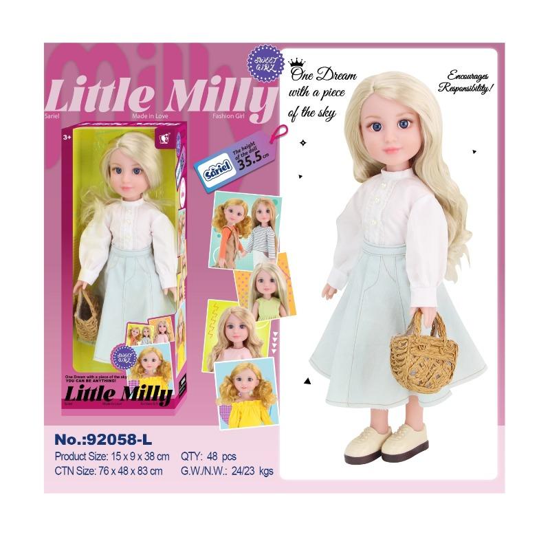 Vinyl Pink Doll 14 inch For Kids