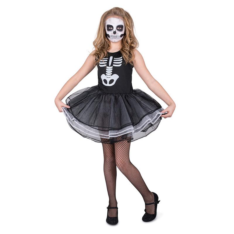 Mad Toys Bones Tutu Dress Kids Halloween Costume - Large