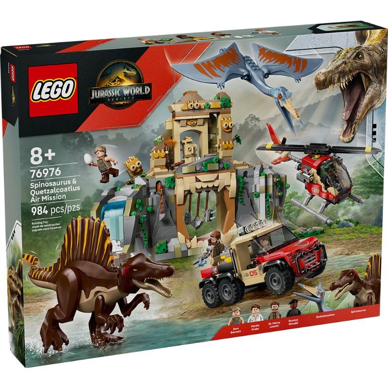 LEGO® Jurassic World Spinosaurus & Quetzalcoatlus Air Mission (76976)