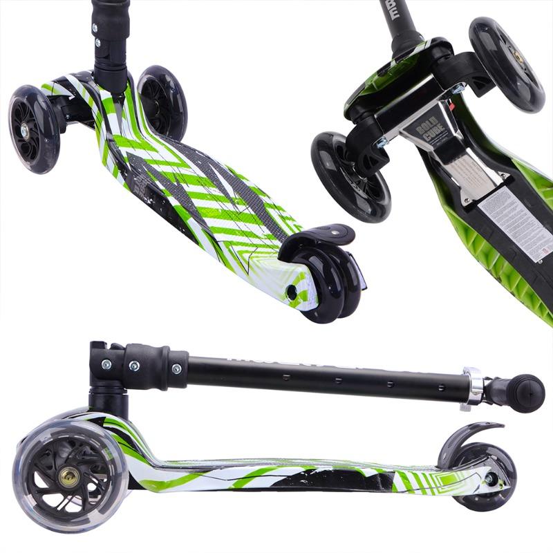 BOLDCUBE 3 Wheel Scooter Big Fold Swift Green