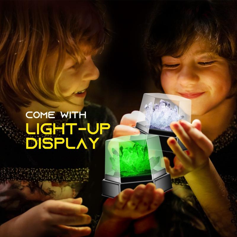 Light Up Crystal Growing Set