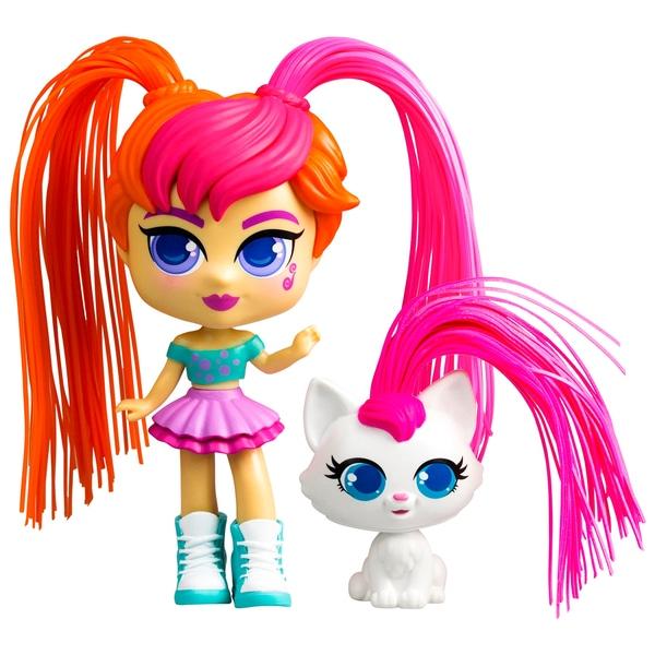 كيرلي جيرلز - دمية جيت ستير أديلي و فيجي ألوان متعددة