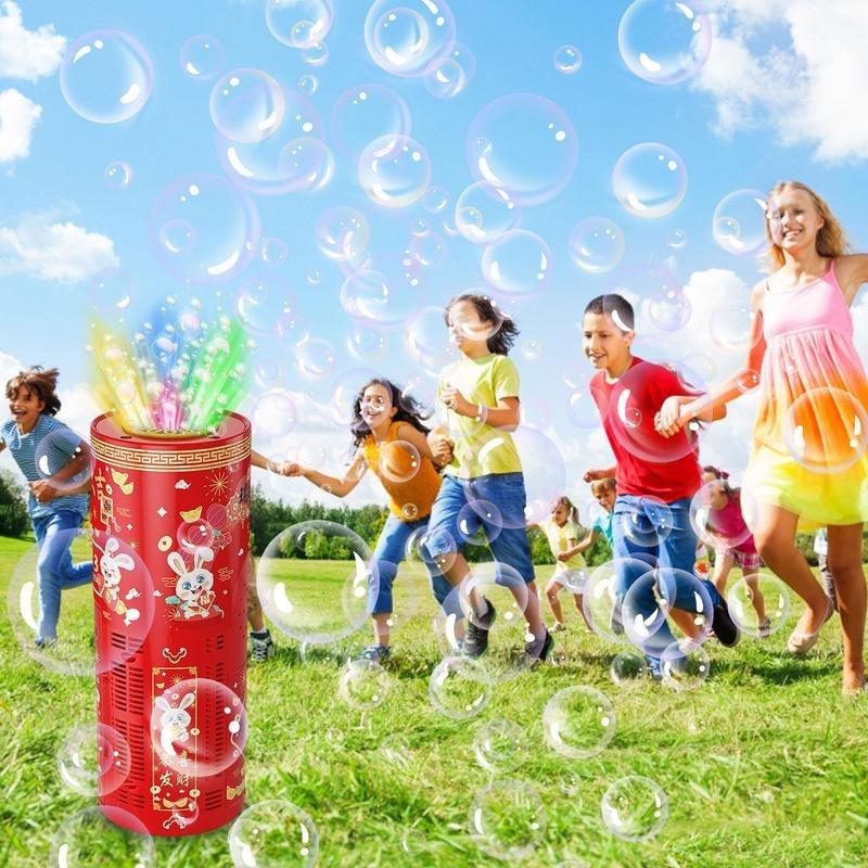 Bubble Machine Atmosphere With Light And Music