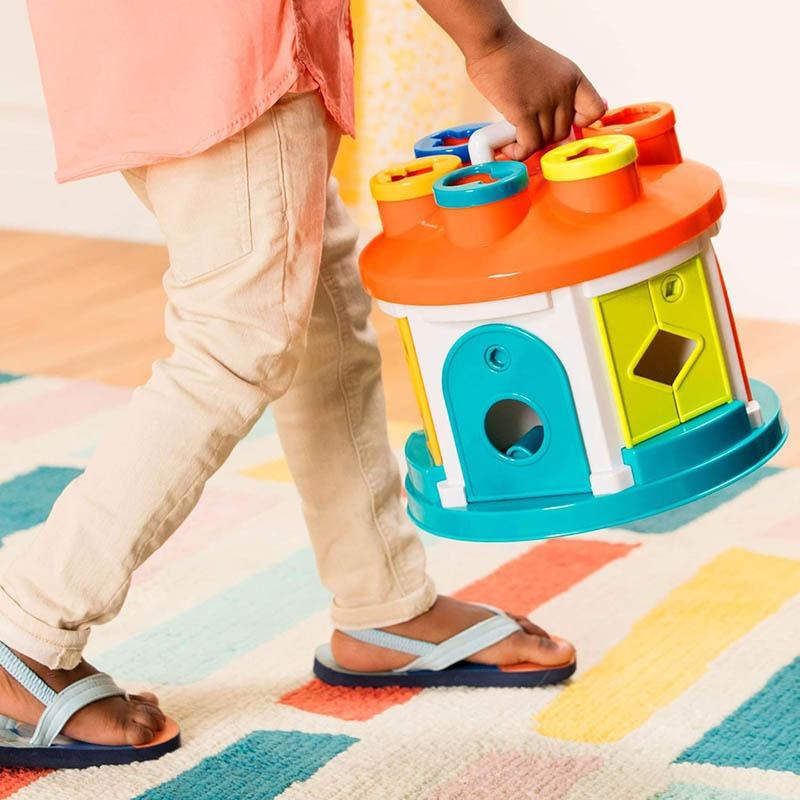 Battat Shape and Color Sorting House Toy
