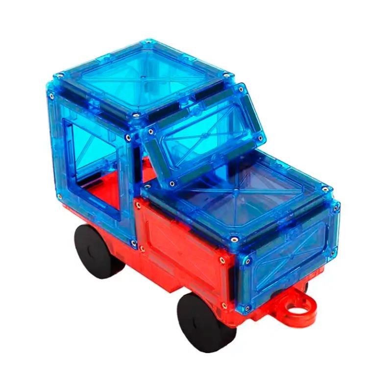 Wellooplay 3D Magnetic Tiles Building Blocks - 100 Pcs