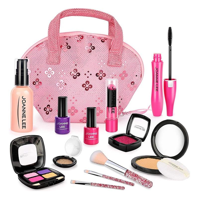 مجموعة مستحضرات التجميل مع حقيبة يد صغيرة