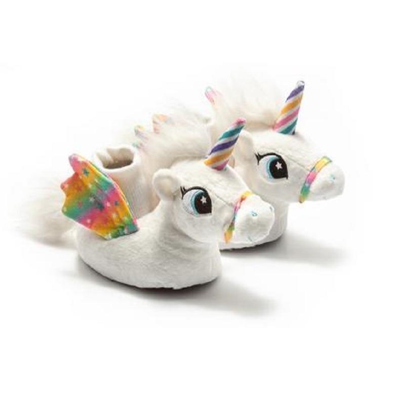 Twigy White Unicorn Slipper Size 30-31