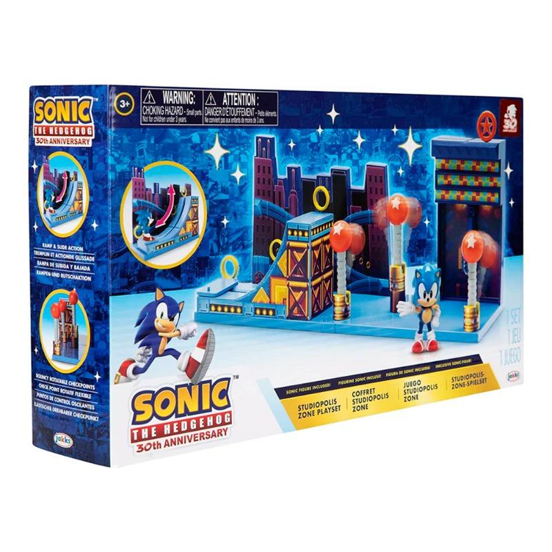 مجموعة لعب مجسم الأكشن سونيك ذا هيدجهوج ستوديو بوليس زون