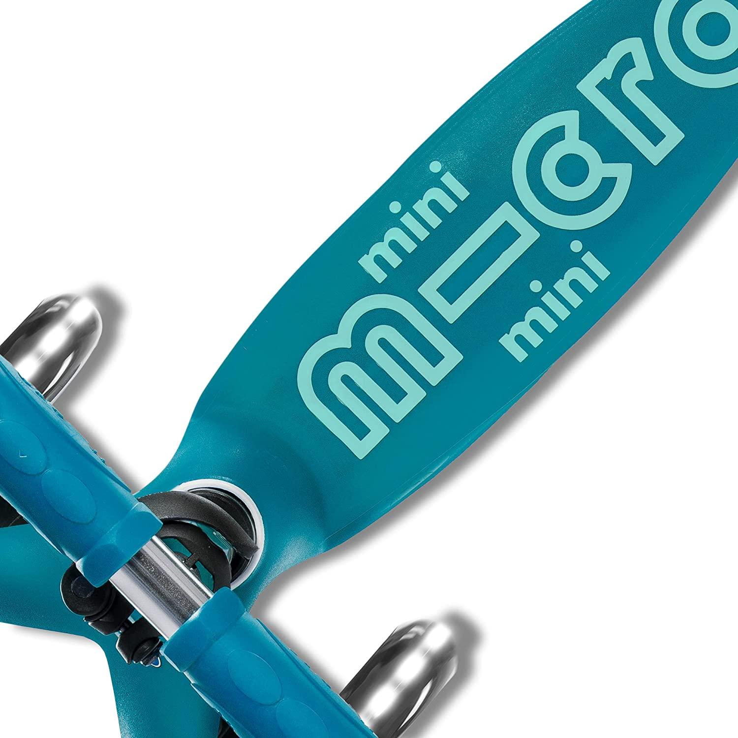Micro Maxi Mini Deluxe Led Scooter Aqua
