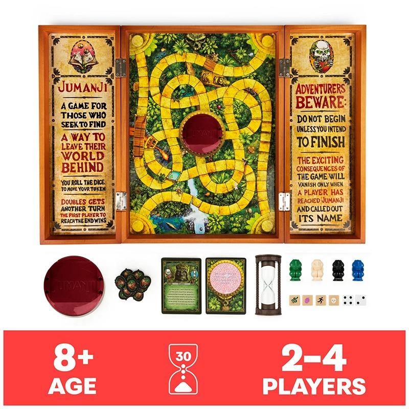 Jumanji The Game Real Wooden Box