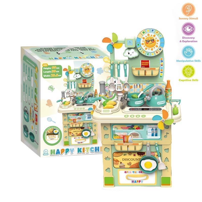 Kids Kitchen Playset For Kids - 69 cm