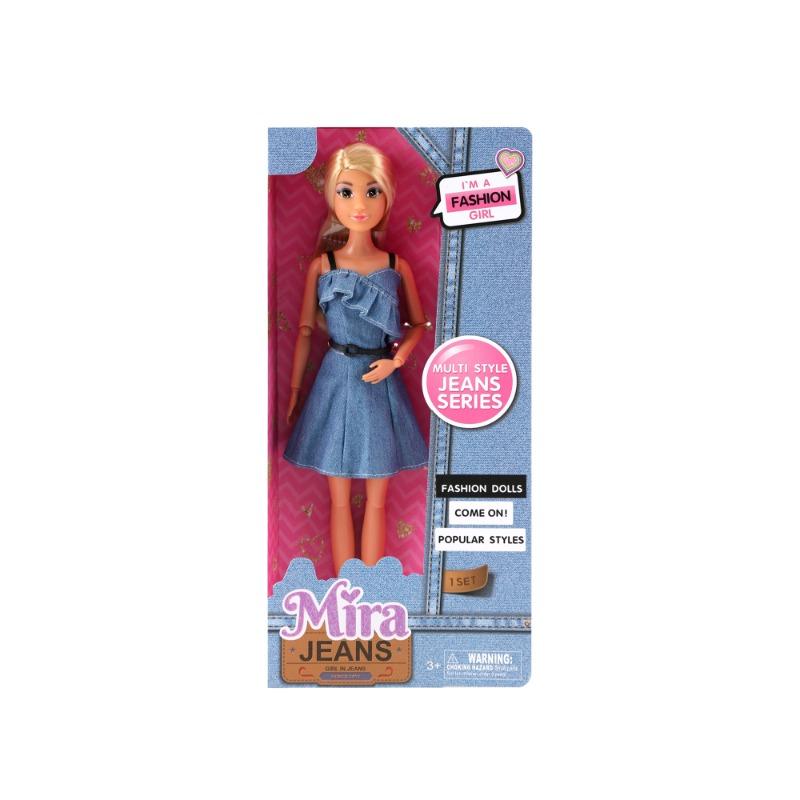 Mira Fashion Doll Denim Dress