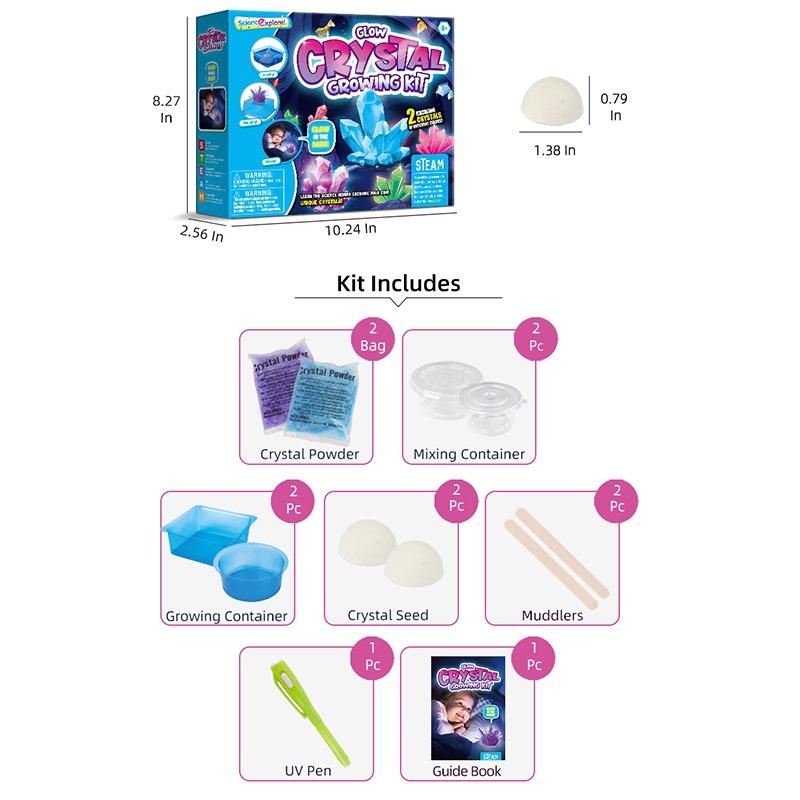 Science Explore Glow Crystal Growing Kit