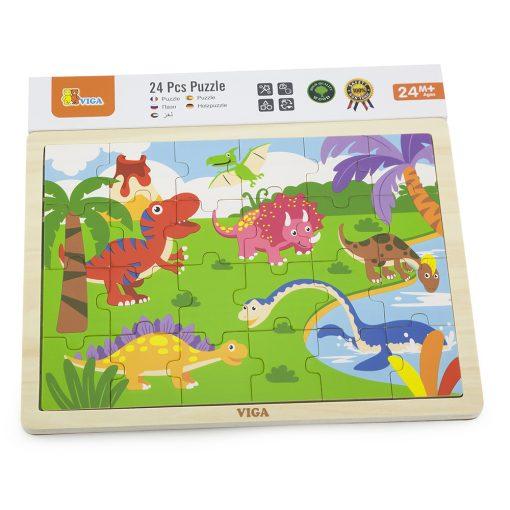 Viga Puzzle With Dinosaur Design 24 Piece
