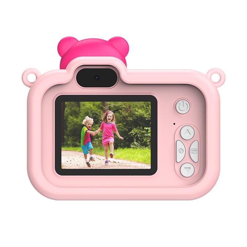 2.0 Inch Kids Camera - Pink Bear