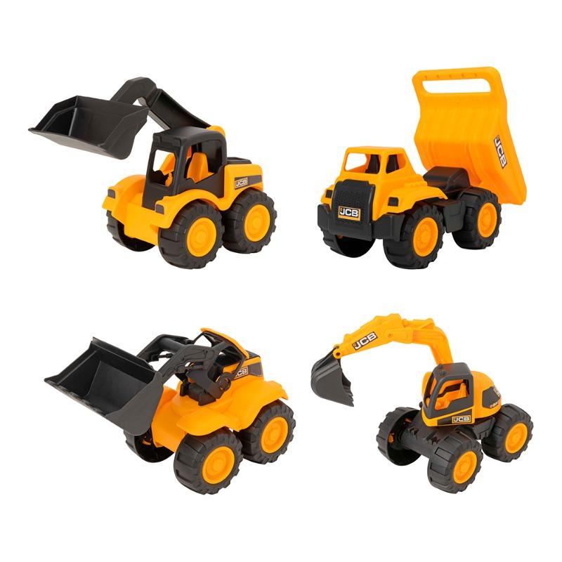 تيمسترز - شاحنات جي سي بي القوية 4 قطع