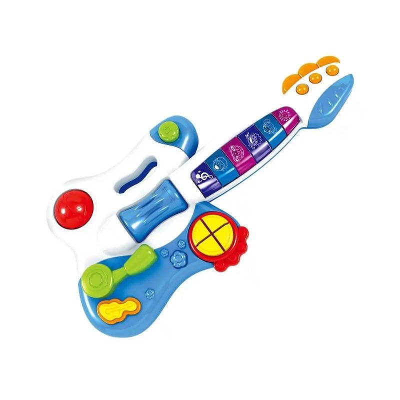 Huanger Baby Toys Dynamic Guitar - Blue