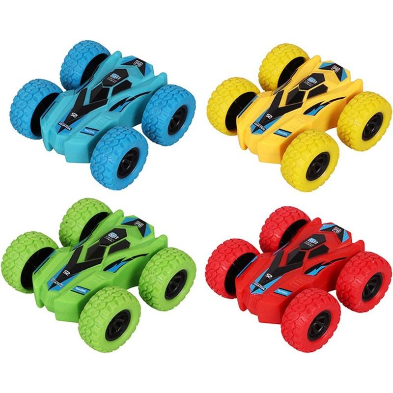 Nenrte Pull Back Car Double-Sided Friction Powered Vehicle assorted ( 1 peice )