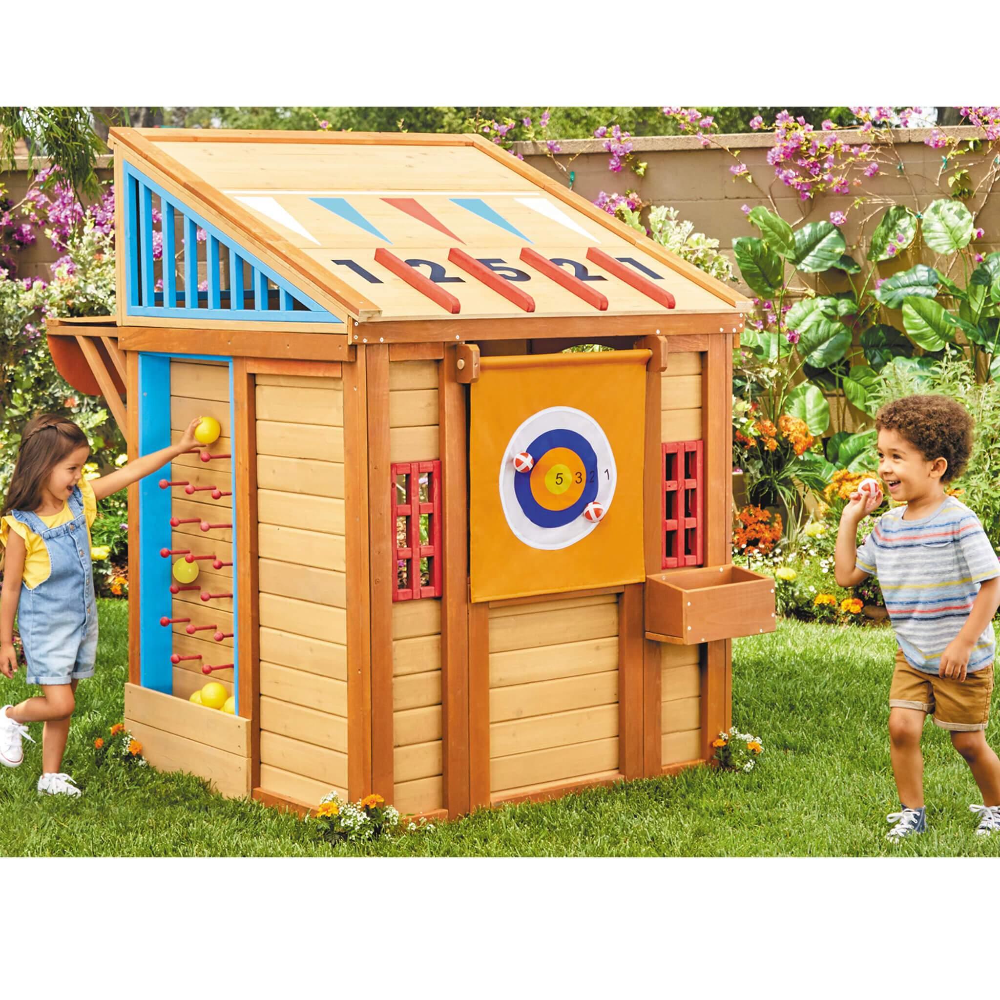 Little Tikes Real Wood Adventures Game House 5 In 1