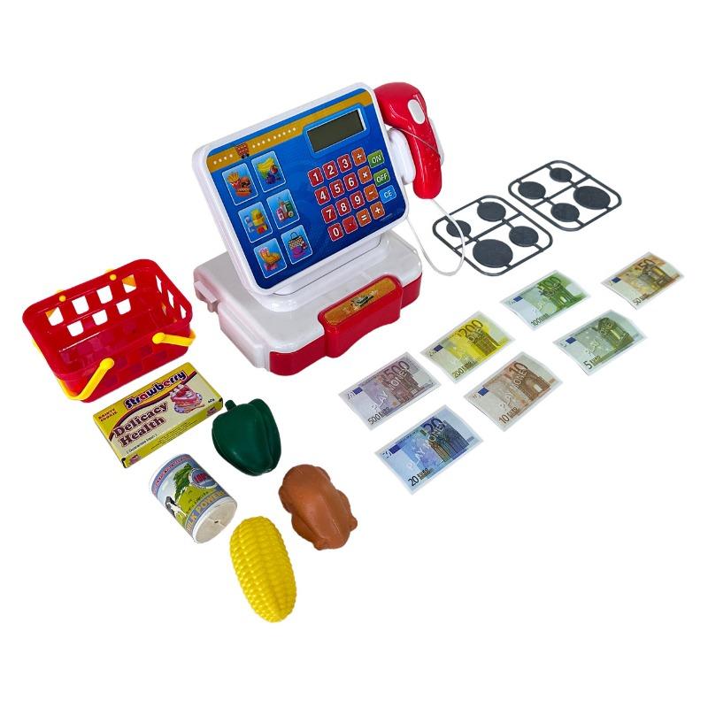 Kids Cash Register Toy - Educational Pretend Play with Buttons and Sounds