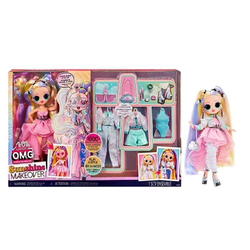 لول سربرايز - دمية أزياء سنشاين متغيرة الألوان مع مفاجأت متعددة